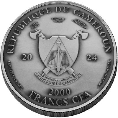2024 Kamerun 1 oz Silbermünze Peacemaker*