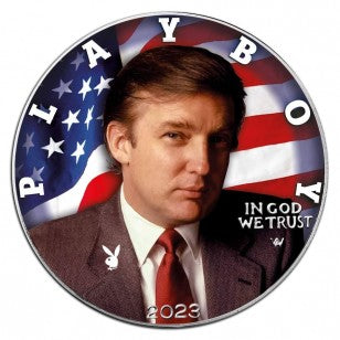 Trump Playboy 1oz Silbermünze