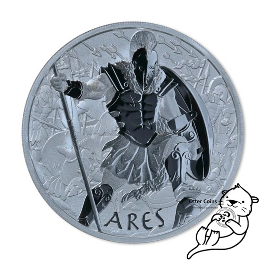 Gods of Olympus Ares Silbermünze 1 oz 2023*