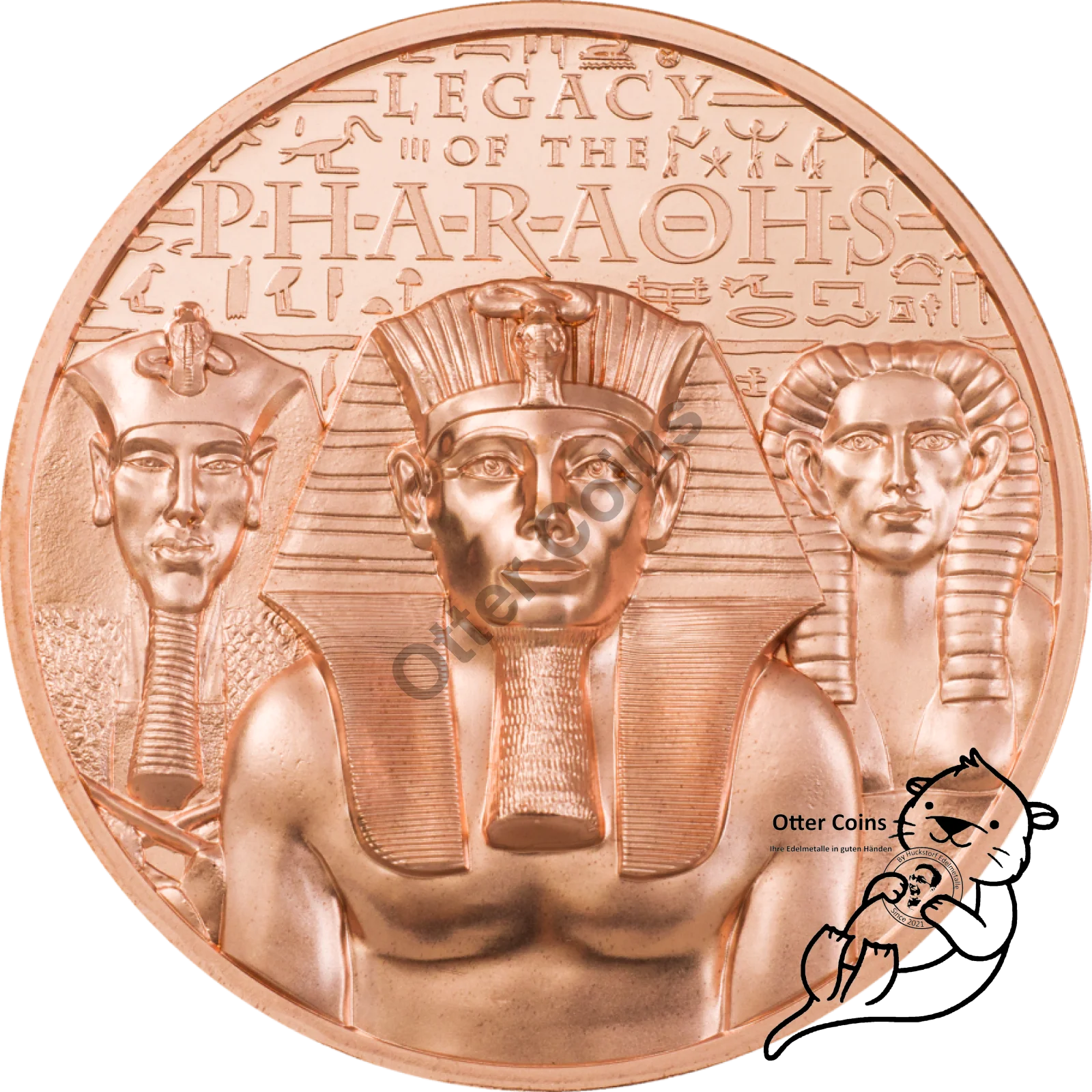 Legacy of the Pharaohs – Kupfermünze 50 gr