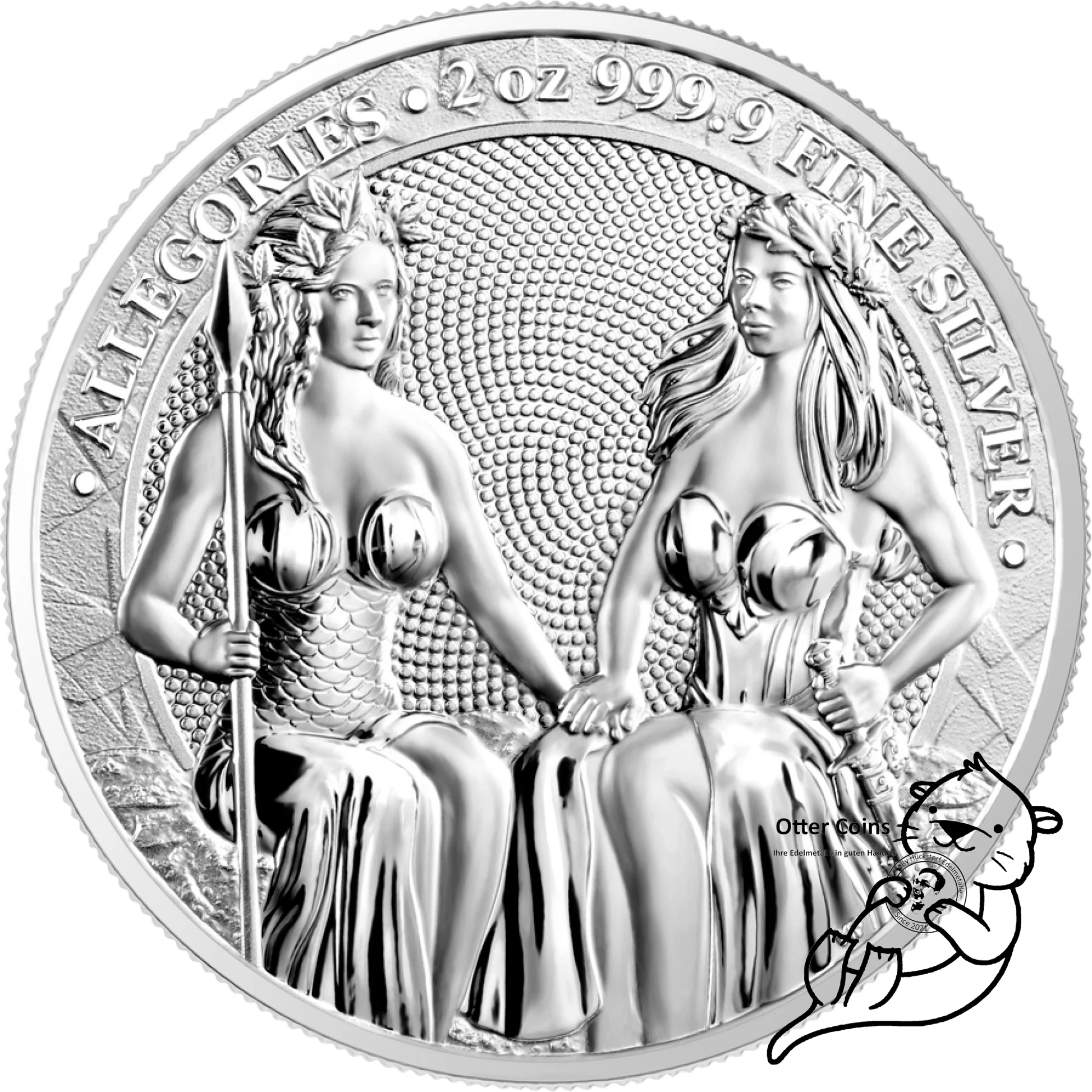Germania Mint Allegories Austria & 2 Oz Silbermünze 2021*