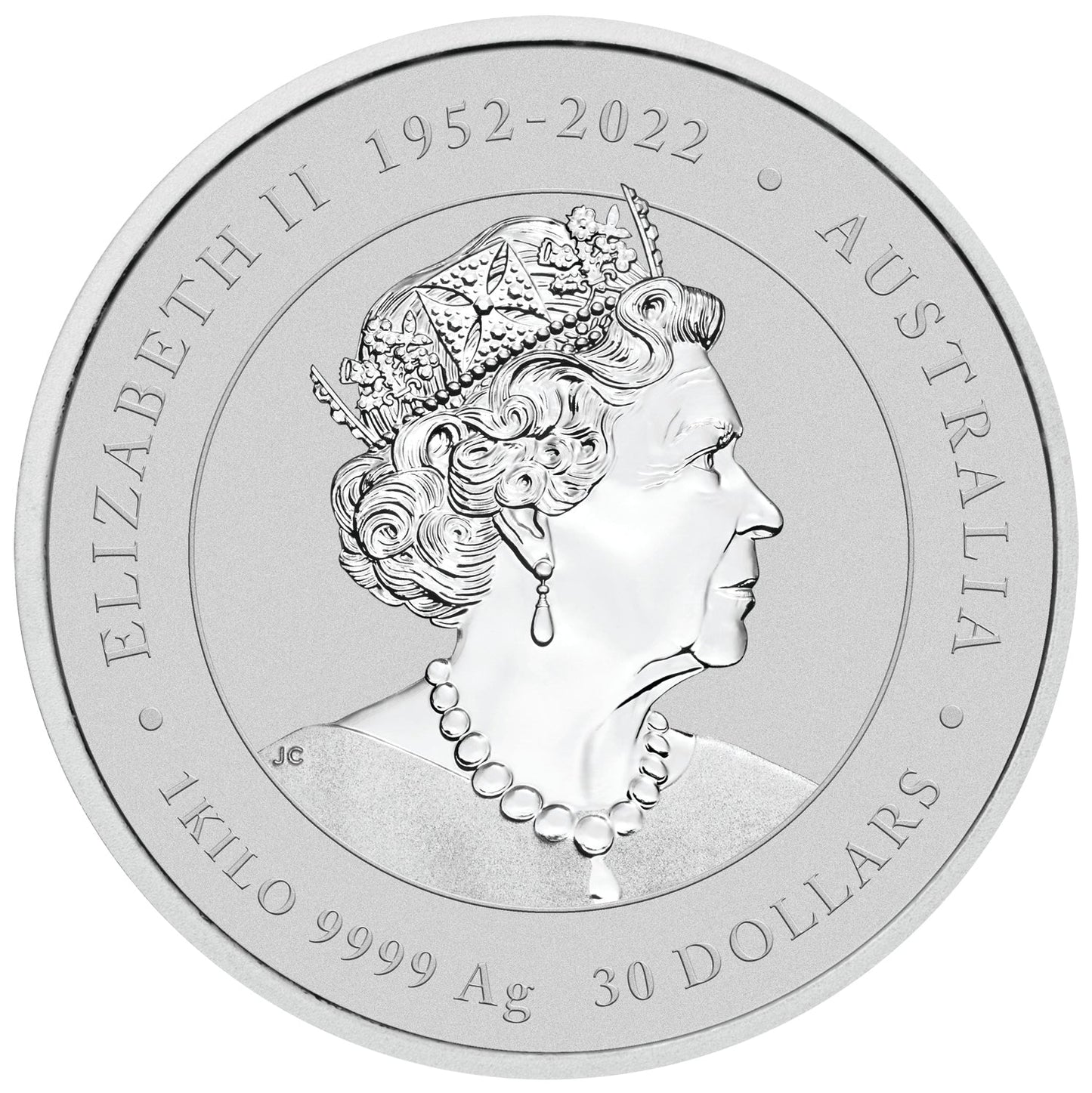 1kg Silbermünze Australien Lunar III Drache 2024*