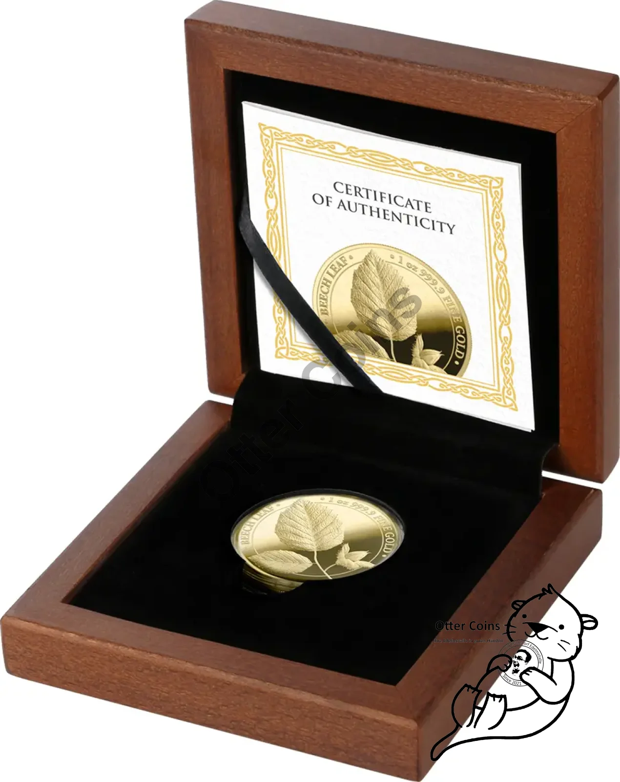 Germania Mint Buchen Leaf 1 Oz Goldmünze 2023