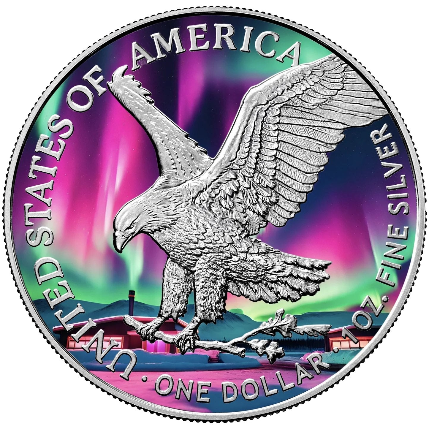 2023 USA American Eagle Northern Lights Edition 1 oz