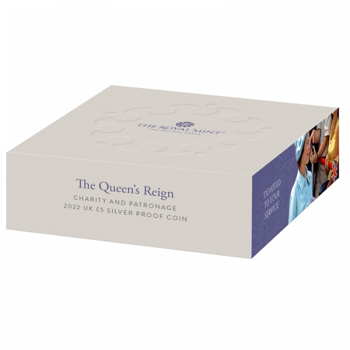5 Pfund The Queen´s Reign - Charity & Patronage