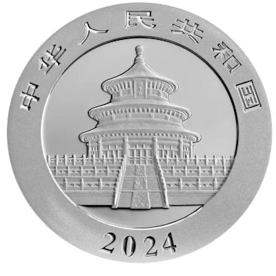 China Panda Silbermünze 150g Proof