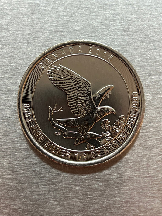 1/2 oz Silbermünze Canadian Eagle