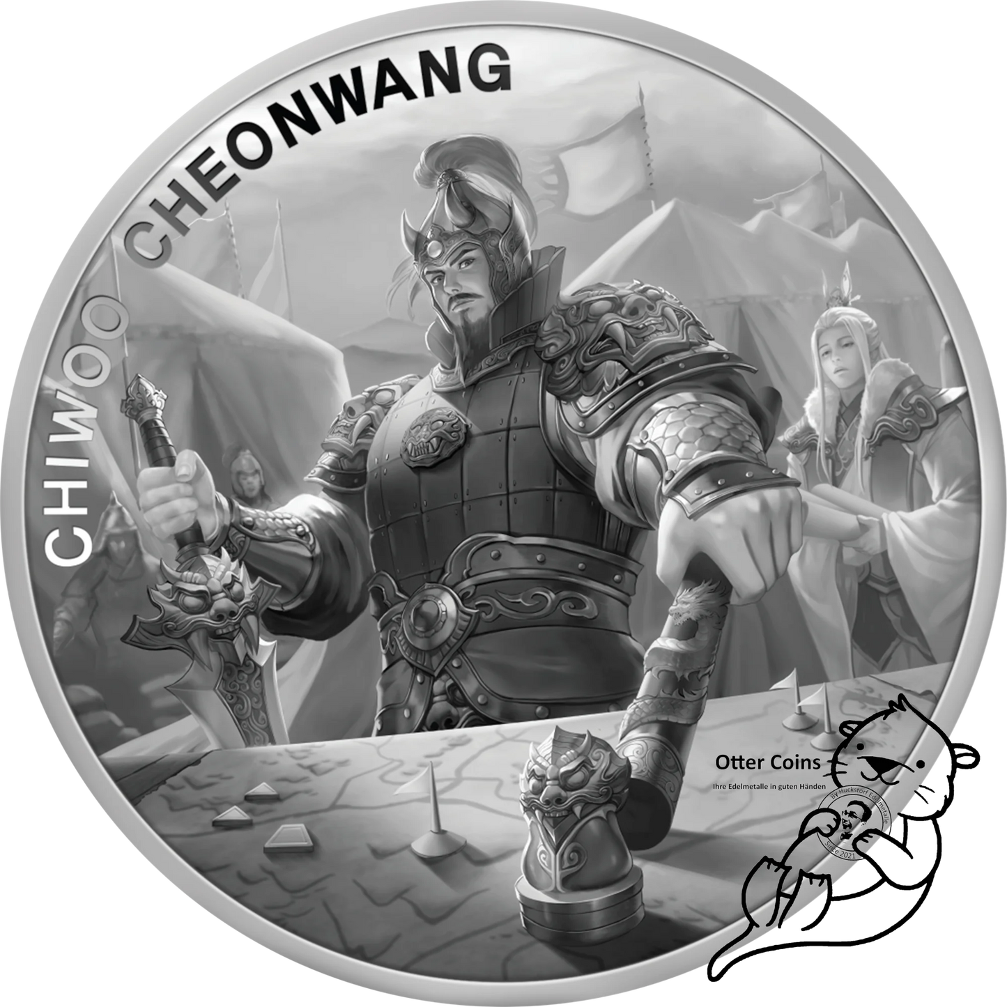 Chiwoo Cheonwang 1 Oz Silbermünze 2023