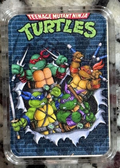 Ausgabe 1 Teenage Mutant Ninja Turtles oz Silberbarren