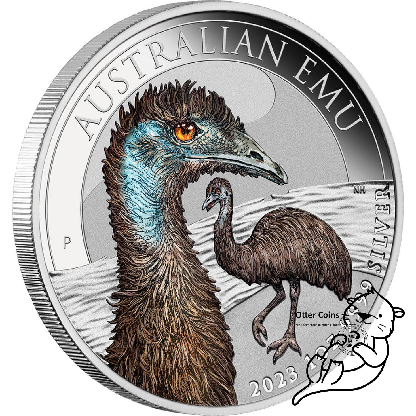 Australian EMU 2023 Color Silbermünze*