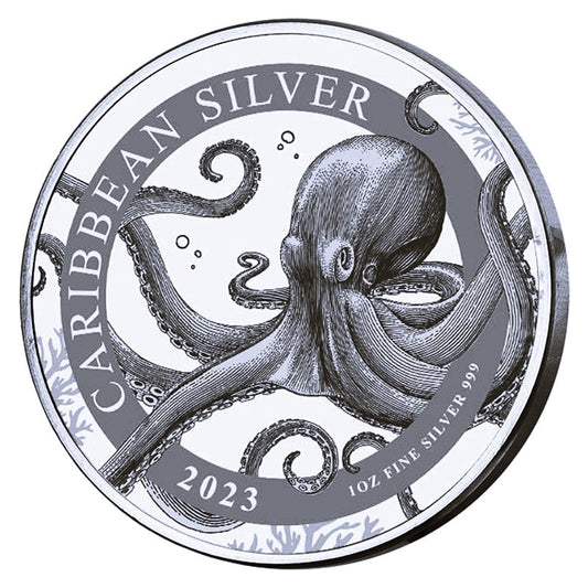 Barbados Octopus 1oz 2023 Silbermünze*