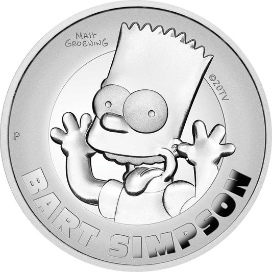 Bart Simpsons 6 Ausgabe Simpsons 2022 Silber 1 oz* - Silber