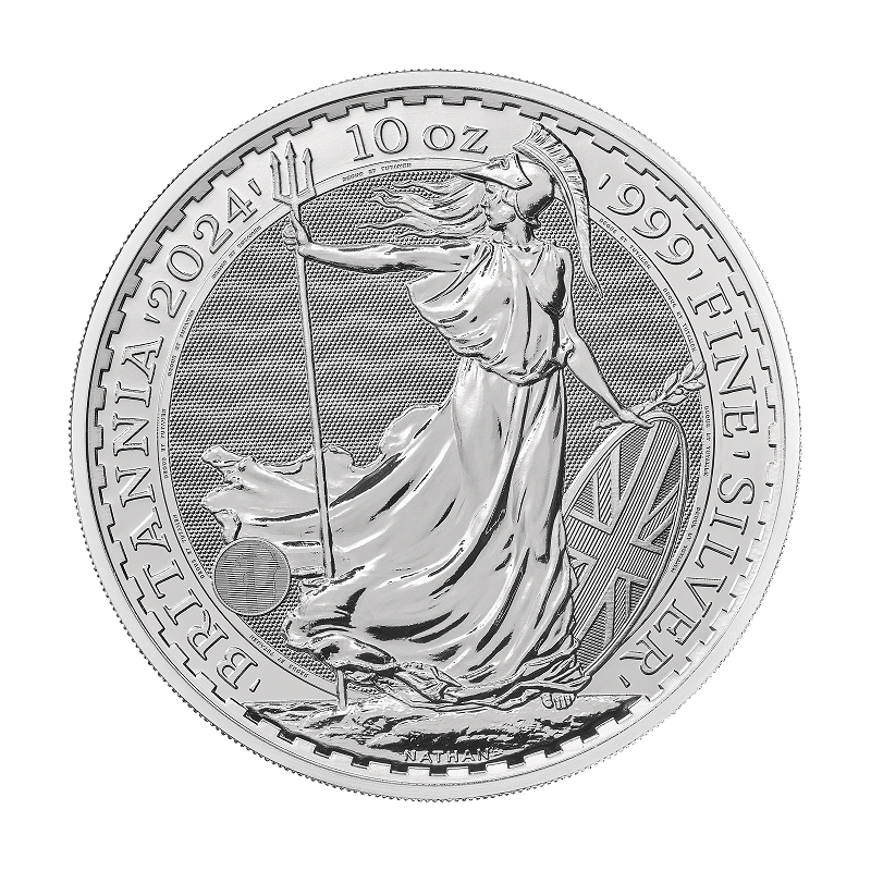 Britannia 2024 King Charles III 10 oz Silber*