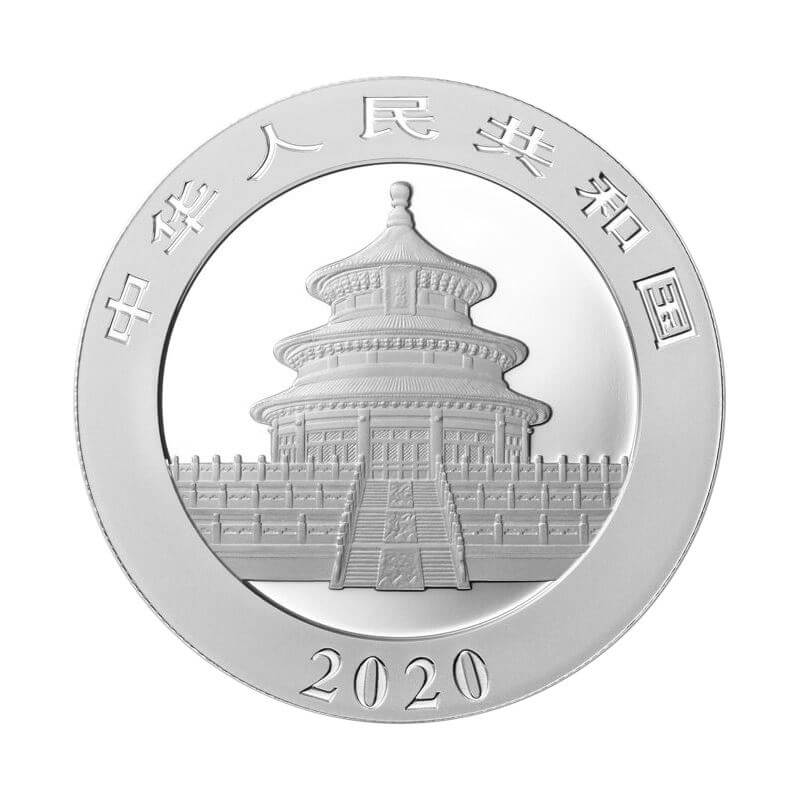 China Panda 30 Gramm Silbermünze 2020*