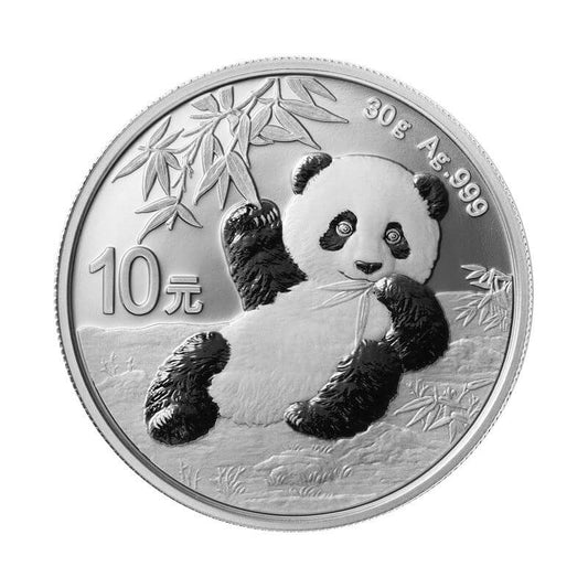 China Panda 30 Gramm Silbermünze 2020*