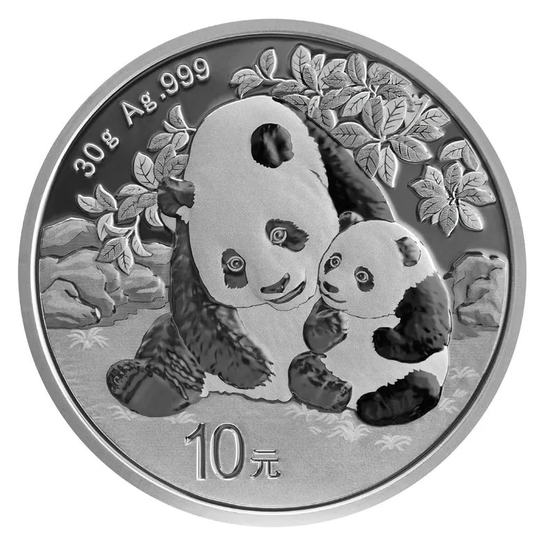 China Panda 30 Gramm Silbermünze 2024*