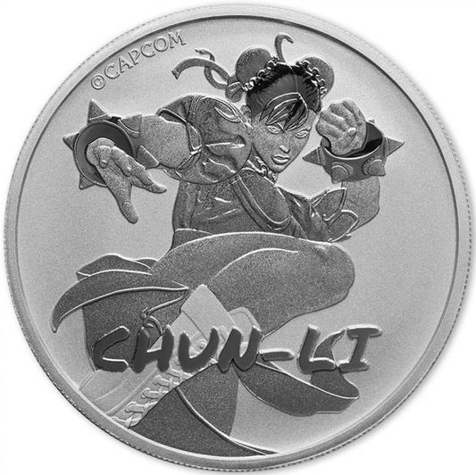 Chun Li 2 Ausgabe Street Fighter 2022 Silber 1 oz* - Silber