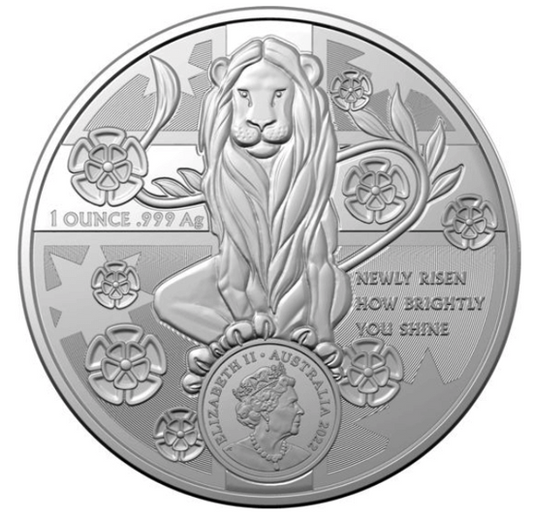 Coat of Arms 2 Ausgabe Lion 2022 Silber 1 oz* - Silber