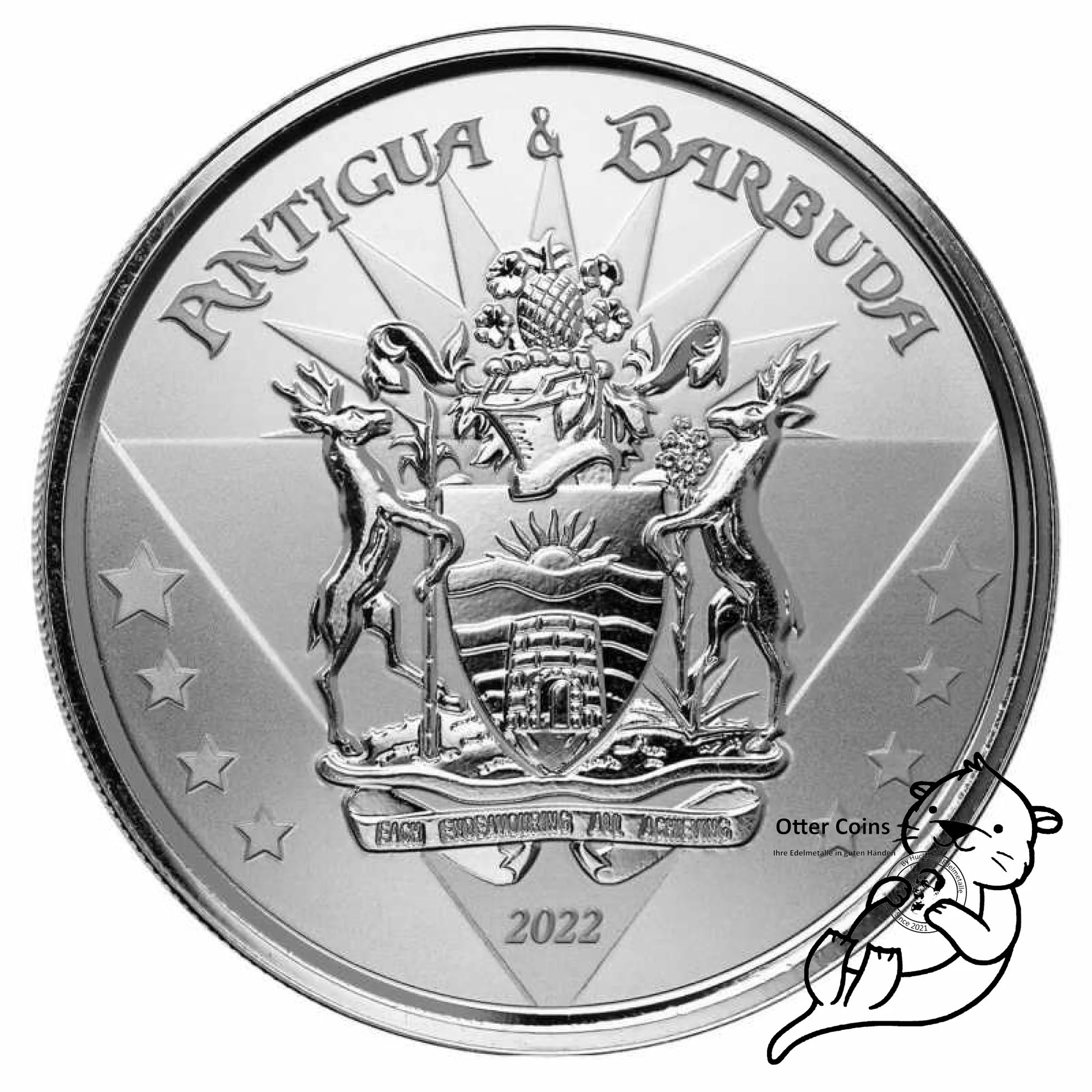 EC8 Barbuda 1 Oz Silbermünze 2022*