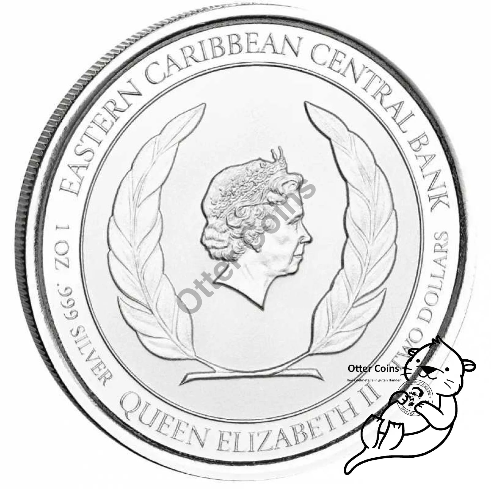 EC8 Barbuda 1 Oz Silbermünze 2022*