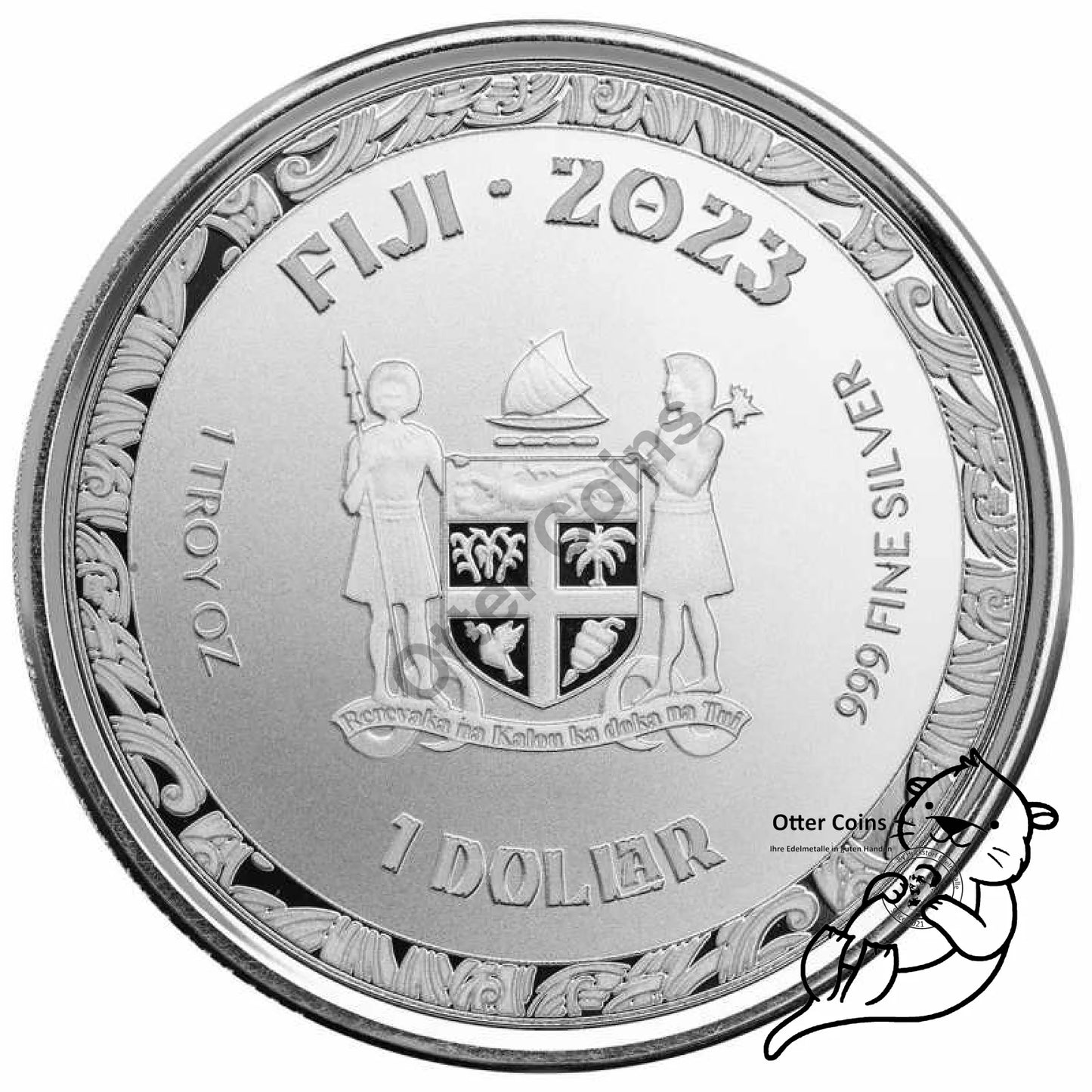 Fiji Koi Fish 1 Oz Silbermünze 2022*