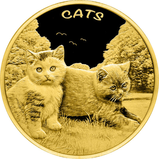 Fiji CATS 2024 1/10 oz Goldmünze**