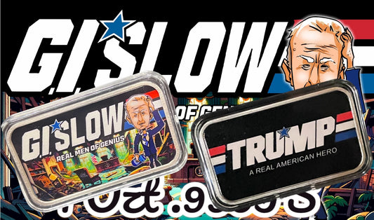 G.I. Slow Trump Color 1oz Silberbarren