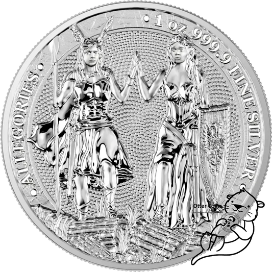 Germania Mint Allegories Galia & Germania 1 Oz Silbermünze