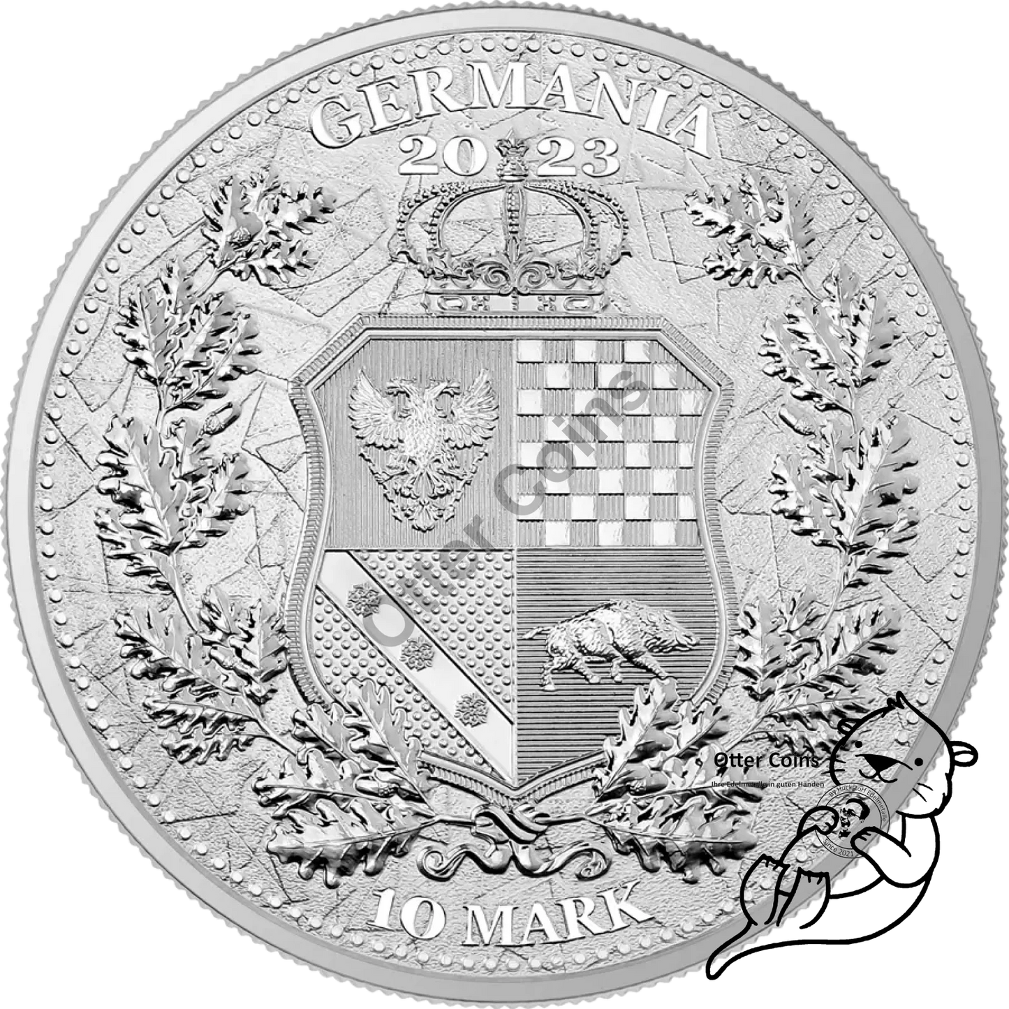 Germania Mint Allegories Galia & Germania 2 Oz Silbermünze
