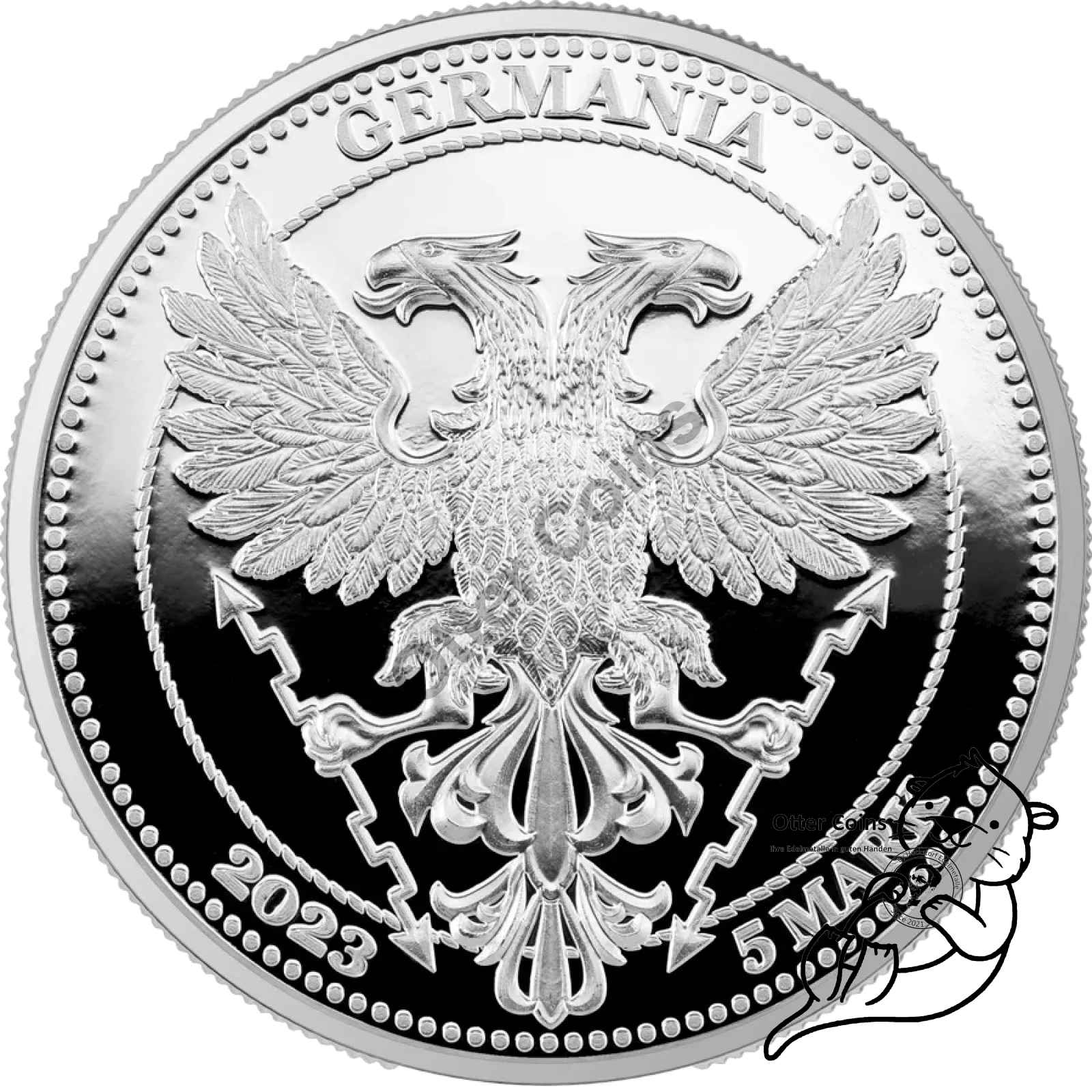 Germania Mint Buchen Leaf 1 Oz Silbermünze 2023 Proof