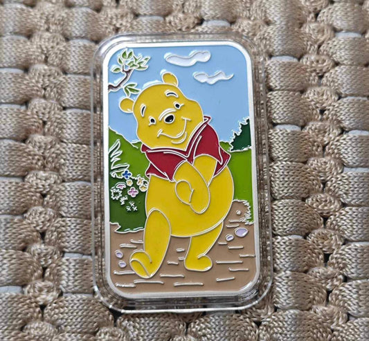Honey Bear Enamel Style Color 1 oz Silberbarren - 150