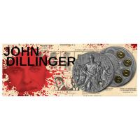 John Dillinger Gangster Serie 2 Oz Silbermünze 2022*