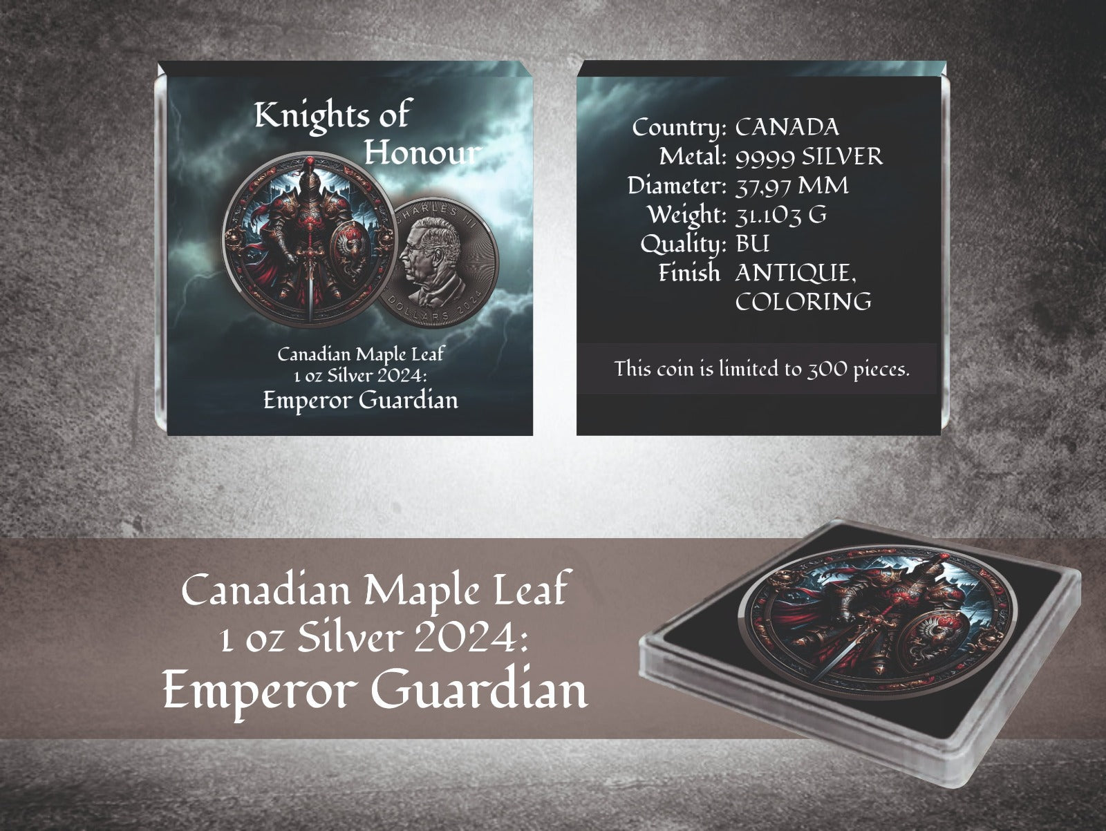 Kanada Maple Leaf Knights of Honour Emperor Guardian Color