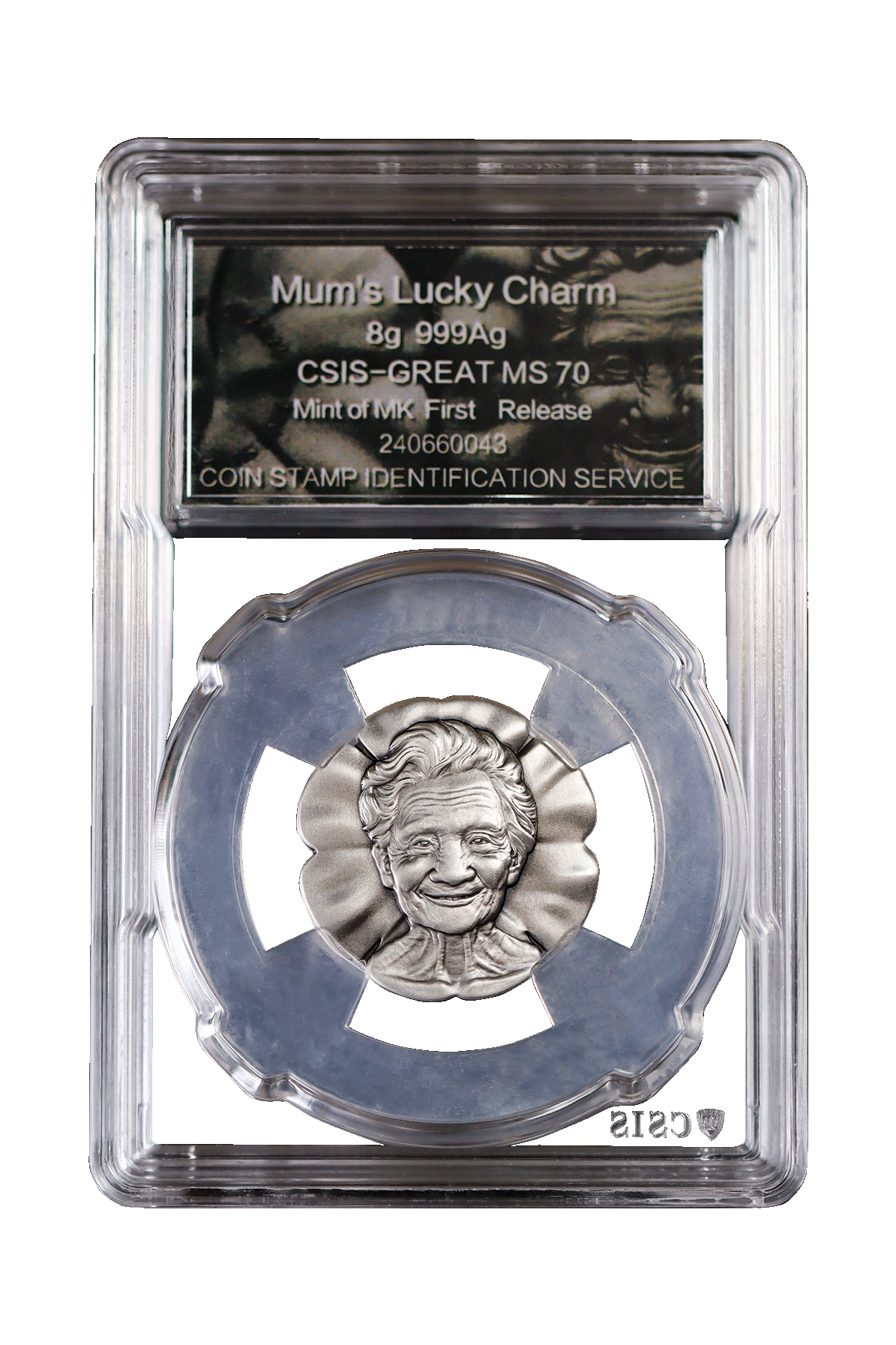 MS70 Mum´s Lucky Charm 8 g Silbermünze