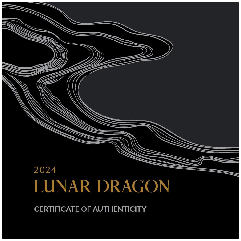 Niue 2024 Jahr des Drachen 5oz Silber Lunar-Serie