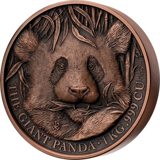 Panda 1 kg Kupfermünze