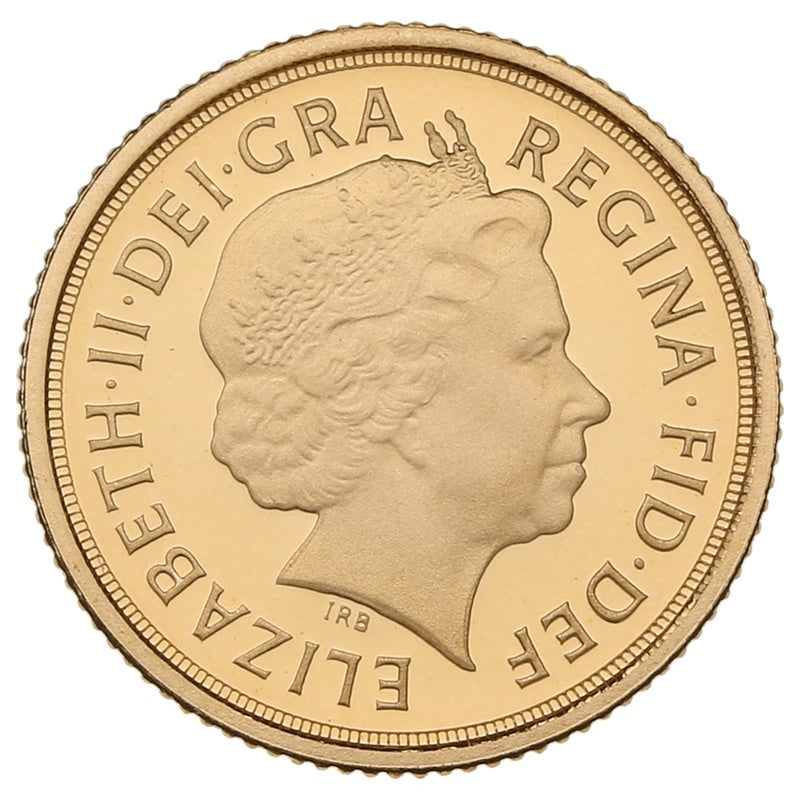 Quarter Sovereign Gold Elizabeth 2009 Proof**