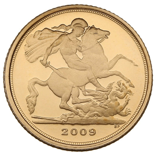 Quarter Sovereign Gold Elizabeth 2009 Proof**