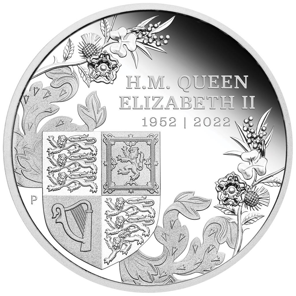 Queen Elizabeth II Platinum Jubilee 70 Years Accession 1 Oz
