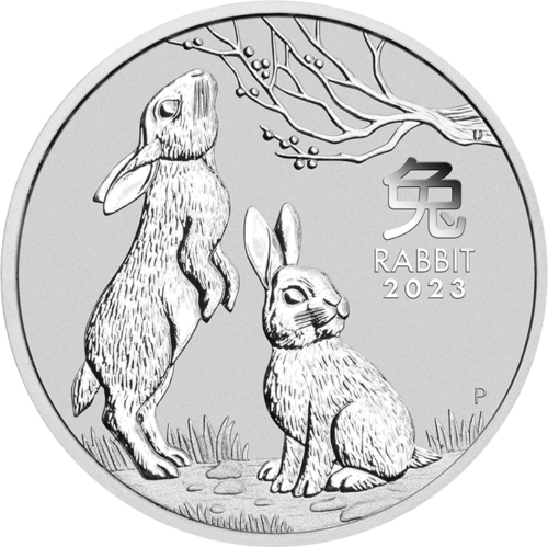 Rabbit Lunar III 4 Ausgabe 2023 Silber 1 oz* - Silber
