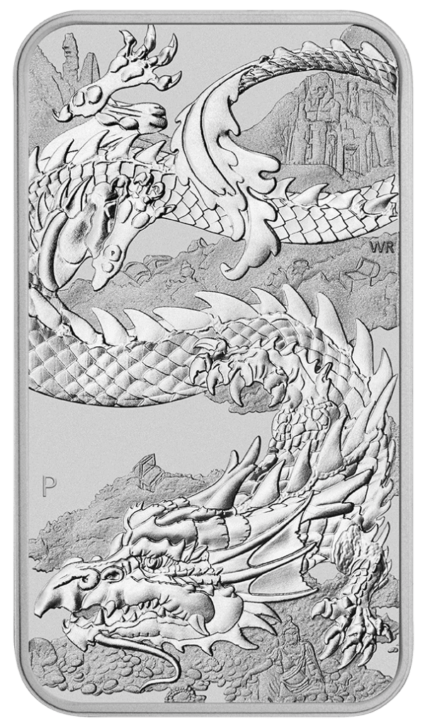 Rectangular Dragon 5 Ausgabe 2023 Silber 1 oz* - Silber