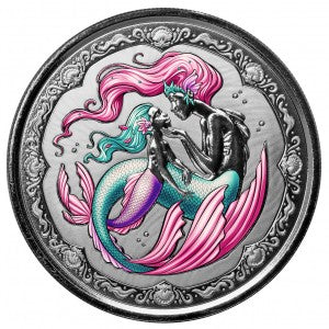 Samoa Pacific Mermaid 2023 1 oz Silber Color*