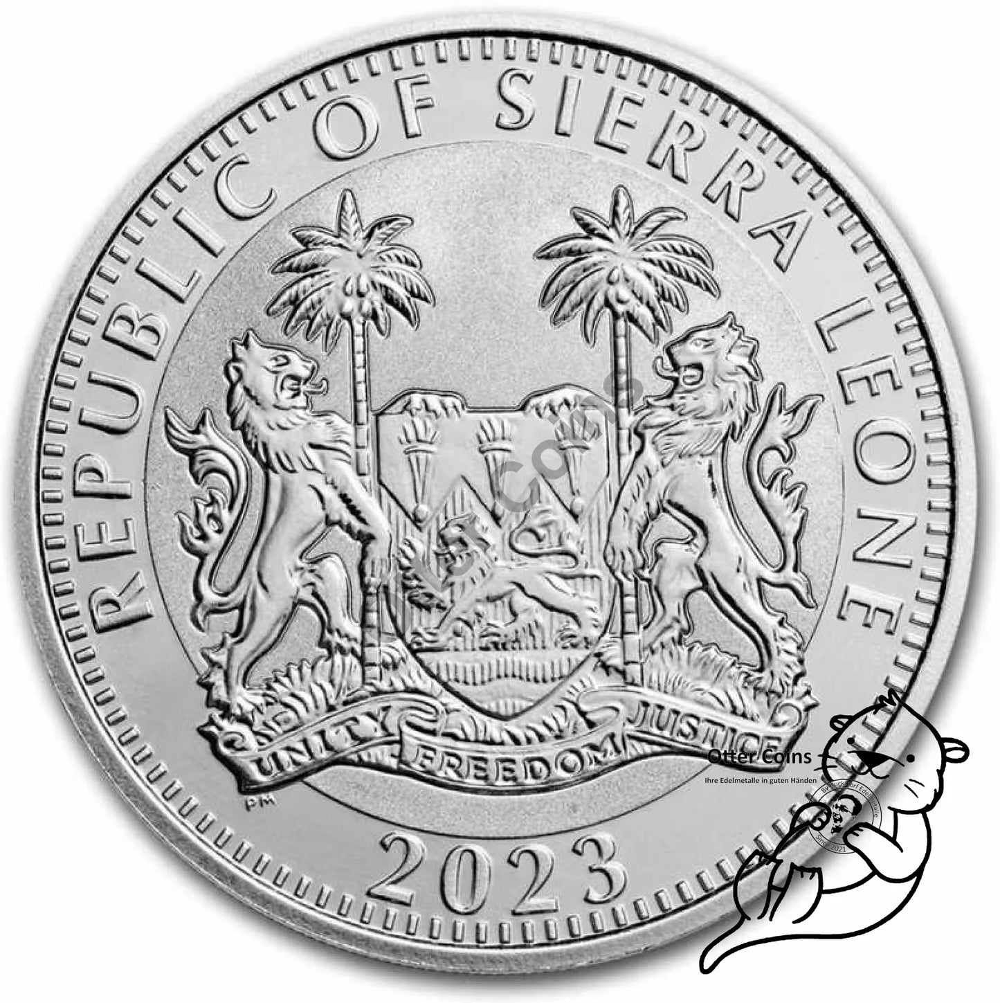 Sierra Leone 2023 Egyptian Gods RA 1oz Silbermünze*