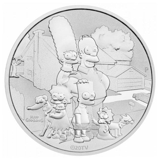 Simpsons Family 4 Ausgabe Simpsons 2021 Silber 1 oz*