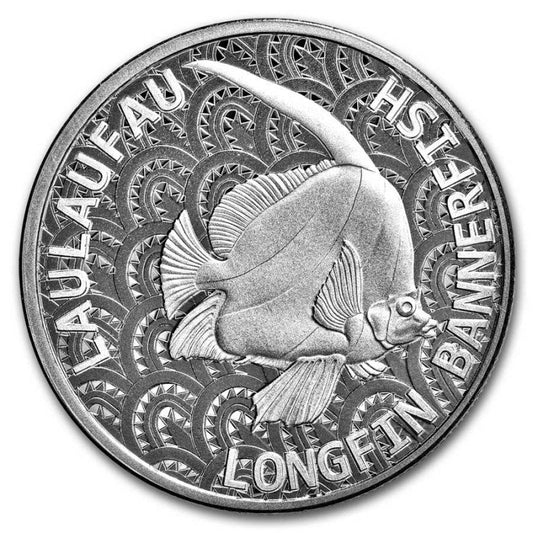 Tokelau 2024 - Longfin Bannerfish 1oz Silbermünze*
