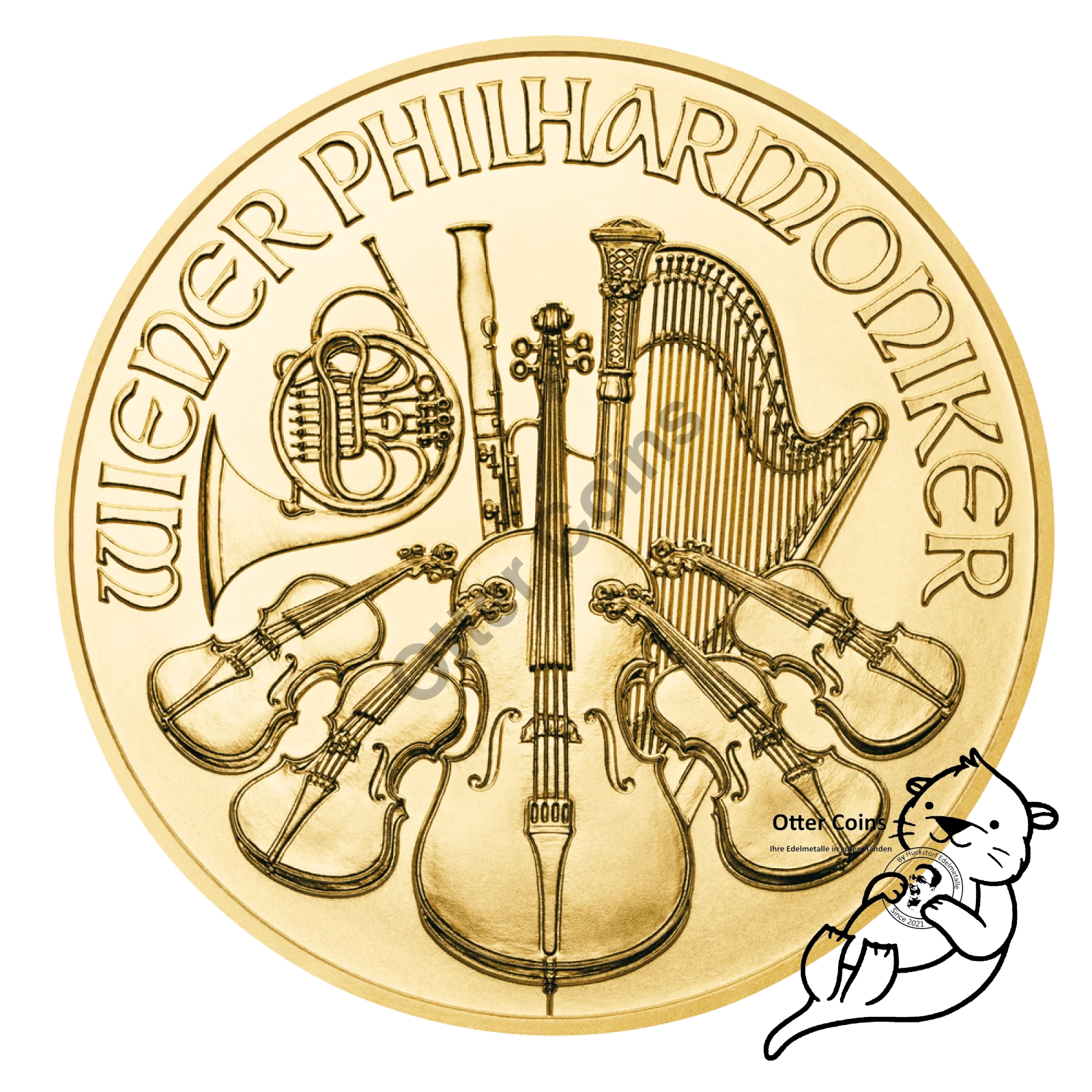 Wiener Philharmoniker 1/25oz Goldmünze 2015**