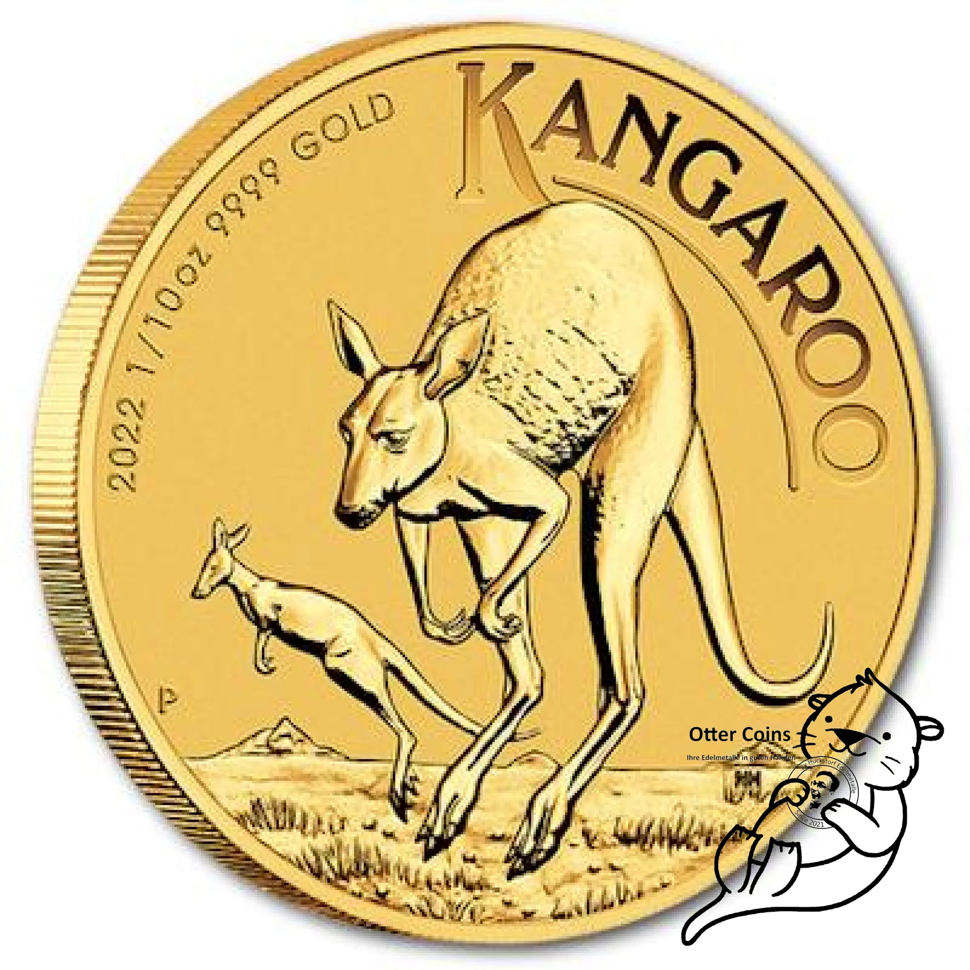 Australien Känguru 2022 1/10 Oz Gold**