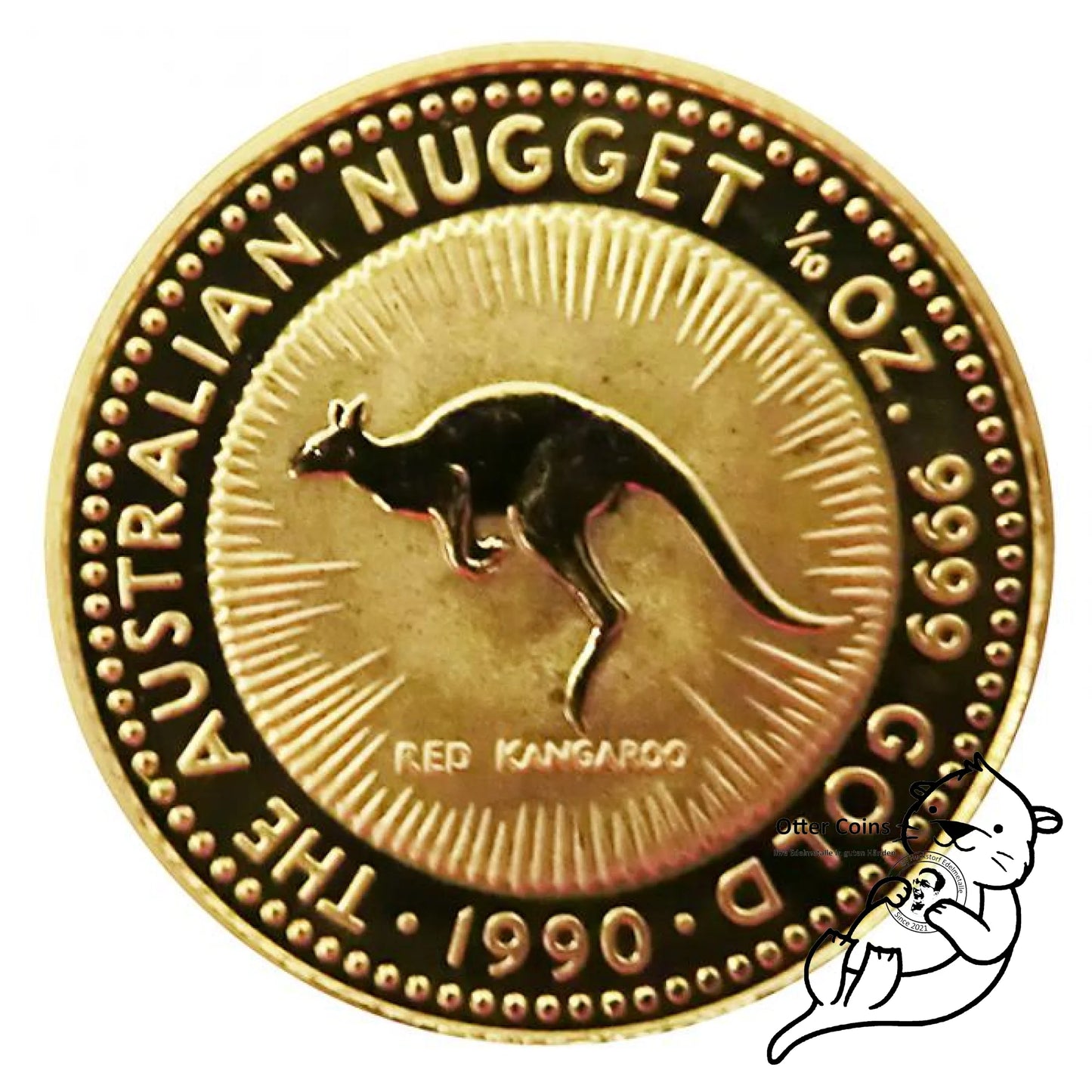 Australien Känguru 1990 1/10 Oz Gold**