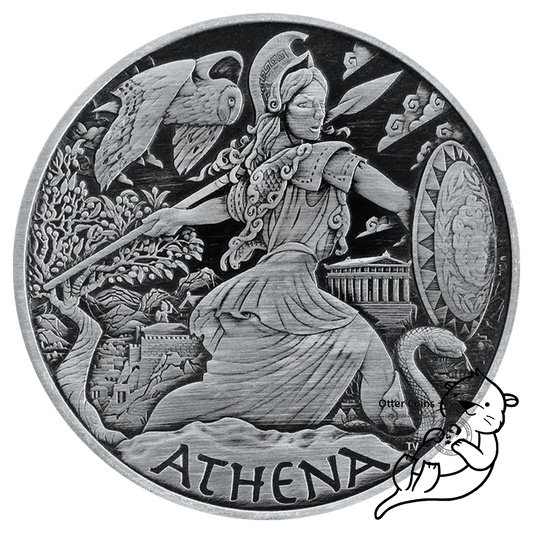 Gods of Olympus Athena Antik Silbermünze 1 oz 2022*