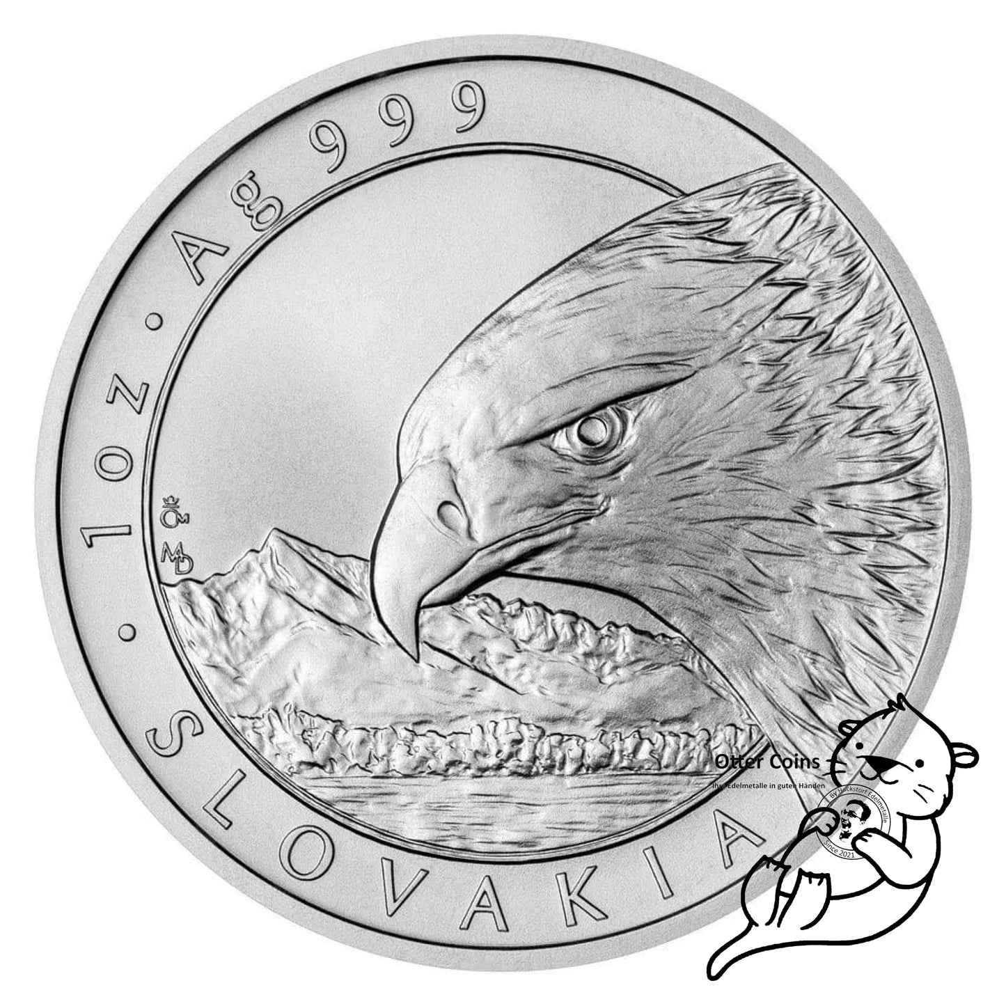 Slovakia Eagle 1 Oz Silbermünze 2022